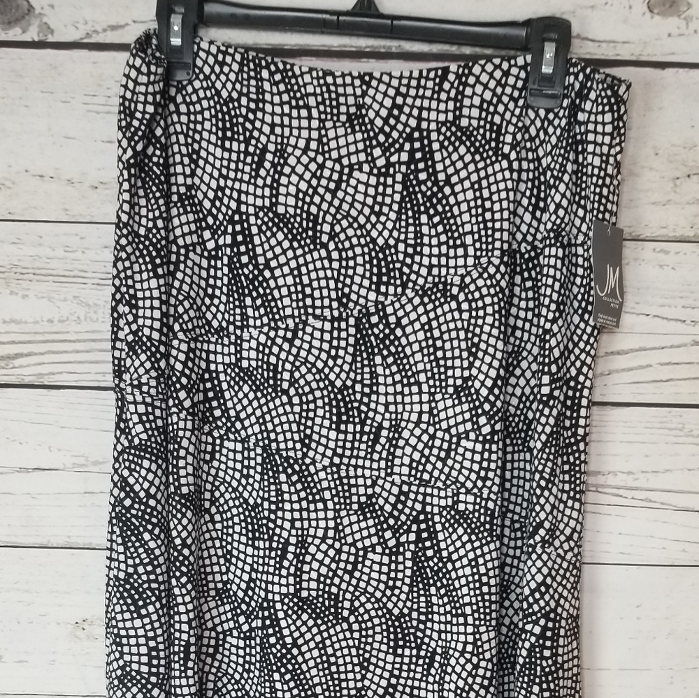 Women's JM Collection ALine Skirt Mosaic print
